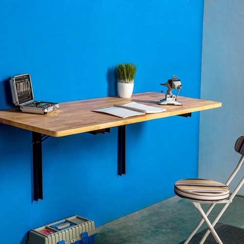 Wall mounted folding workbench - mounted,